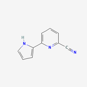 6-(1H-Pyrrol-2-YL)pyridine-2-carbonitrile - 2060482-35-9
