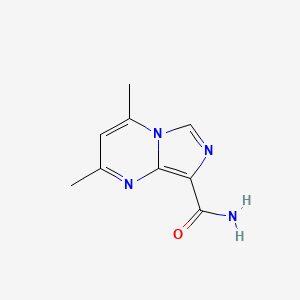 2,4-Dimethylimidazo[1,5-a]pyrimidine-8-carboxamide - 55418-16-1