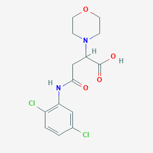 4-((2,5-Dichlorophenyl)amino)-2-morpholino-4-oxobutanoic acid - 540764-03-2