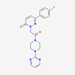 6-(4-fluorophenyl)-2-(2-oxo-2-(4-(pyrimidin-2-yl)piperazin-1-yl)ethyl)pyridazin-3(2H)-one - 1251577-16-8