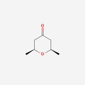 cis-2,6-Dimethyloxan-4-one - 14505-80-7
