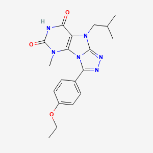3-(4-ethoxyphenyl)-9-isobutyl-5-methyl-5H-[1,2,4]triazolo[4,3-e]purine-6,8(7H,9H)-dione - 921583-03-1