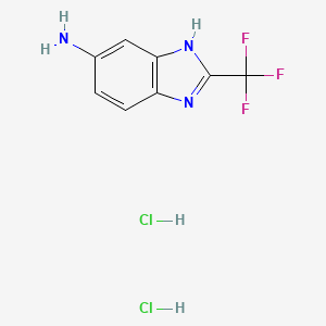 2-Trifluoromethyl-3h-benzoimidazol-5-ylamine dihydrochloride - 4205-97-4