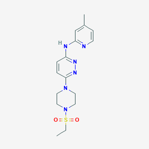 6-(4-(ethylsulfonyl)piperazin-1-yl)-N-(4-methylpyridin-2-yl)pyridazin-3-amine - 1021109-45-4