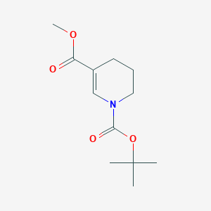 1-Tert-butyl 3-methyl 1,4,5,6-tetrahydropyridine-1,3-dicarboxylate - 1293370-64-5