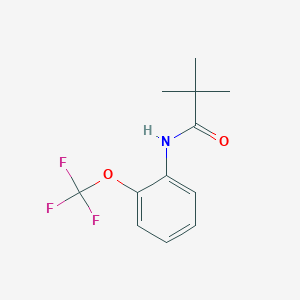 2,2-dimethyl-N-[2-(trifluoromethoxy)phenyl]propanamide - 860784-40-3