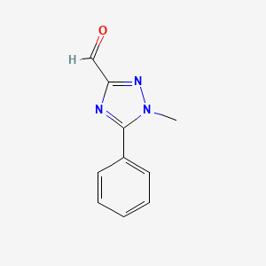 1-Methyl-5-phenyl-1H-1,2,4-triazole-3-carbaldehyde - 1956335-99-1
