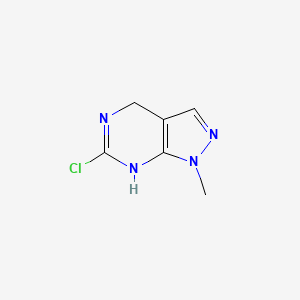 6-chloro-1-methyl-1H,2H,4H-pyrazolo[3,4-d]pyrimidine - 1934816-30-4