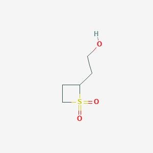 2-(1,1-Dioxothietan-2-yl)ethanol - 2445791-32-0