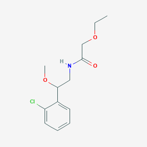N-[2-(2-chlorophenyl)-2-methoxyethyl]-2-ethoxyacetamide - 1798515-55-5