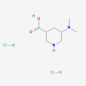 5-(Dimethylamino)piperidine-3-carboxylic acid dihydrochloride - 2173999-04-5