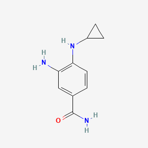 3-Amino-4-(cyclopropylamino)benzamide - 1153956-17-2