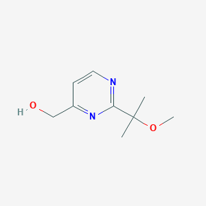 (2-(2-Methoxypropan-2-yl)pyrimidin-4-yl)methanol - 1511203-24-9
