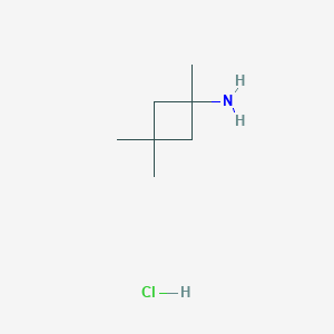 1,3,3-Trimethylcyclobutan-1-amine hydrochloride - 2138586-43-1