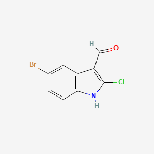 5-bromo-2-chloro-1H-indole-3-carbaldehyde - 535923-43-4