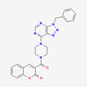 3-(4-(3-benzyl-3H-[1,2,3]triazolo[4,5-d]pyrimidin-7-yl)piperazine-1-carbonyl)-2H-chromen-2-one - 920163-69-5