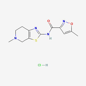 5-methyl-N-(5-methyl-4,5,6,7-tetrahydrothiazolo[5,4-c]pyridin-2-yl)isoxazole-3-carboxamide hydrochloride - 1329924-02-8