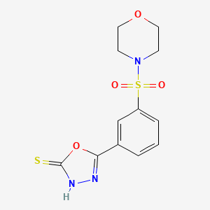 5-[3-(Morpholine-4-sulfonyl)phenyl]-1,3,4-oxadiazole-2-thiol - 565194-87-8