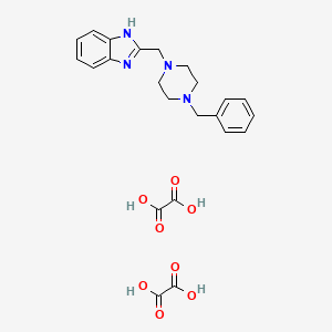 2-((4-benzylpiperazin-1-yl)methyl)-1H-benzo[d]imidazole dioxalate - 1351631-23-6
