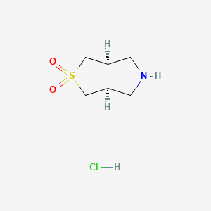 (3aR,6aS)-hexahydro-1H-2lambda6-thieno[3,4-c]pyrrole-2,2-dione hydrochloride, cis - 2137033-01-1