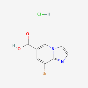 8-Bromoimidazo[1,2-a]pyridine-6-carboxylic acid hydrochloride - 1820666-77-0