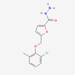 5-[(2-Chloro-6-methylphenoxy)methyl]furan-2-carbohydrazide - 832737-19-6