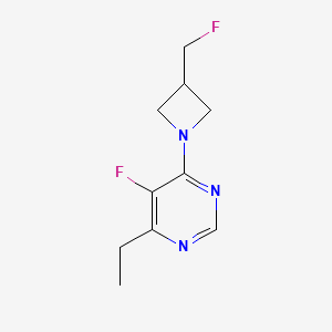 4-Ethyl-5-fluoro-6-(3-(fluoromethyl)azetidin-1-yl)pyrimidine - 2034420-27-2