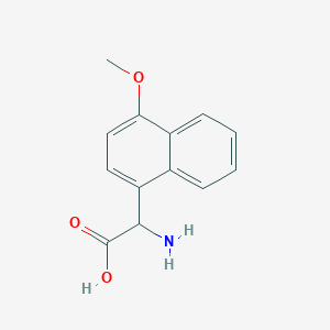 2-amino-2-(4-methoxynaphthalen-1-yl)acetic Acid - 1100358-37-9