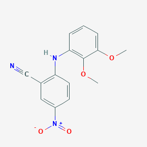 2-[(2,3-Dimethoxyphenyl)amino]-5-nitrobenzonitrile - 945299-73-0