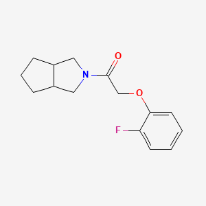 2-(2-Fluorophenoxy)-1-{octahydrocyclopenta[c]pyrrol-2-yl}ethan-1-one - 2325236-58-4