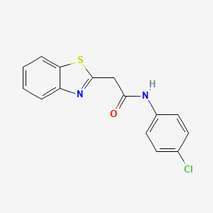 2-(1,3-benzothiazol-2-yl)-N-(4-chlorophenyl)acetamide - 730949-98-1