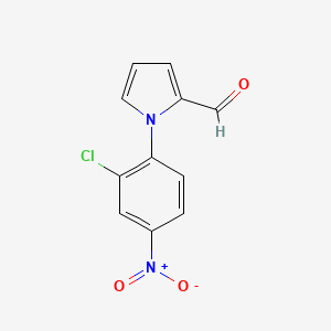 1-(2-chloro-4-nitrophenyl)-1H-pyrrole-2-carbaldehyde - 881041-26-5