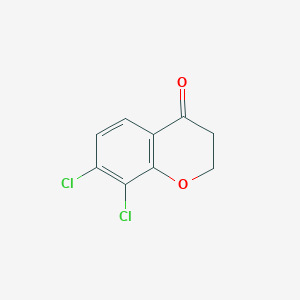 7,8-dichloro-3,4-dihydro-2H-1-benzopyran-4-one - 27407-09-6