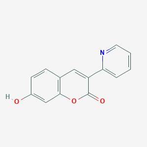 7-hydroxy-3-(pyridin-2-yl)-2H-chromen-2-one - 1148-28-3