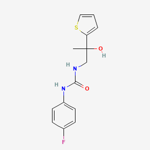 1-(4-Fluorophenyl)-3-(2-hydroxy-2-(thiophen-2-yl)propyl)urea - 1351654-98-2