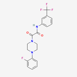 2-[4-(2-fluorophenyl)piperazin-1-yl]-2-oxo-N-[3-(trifluoromethyl)phenyl]acetamide - 941939-77-1