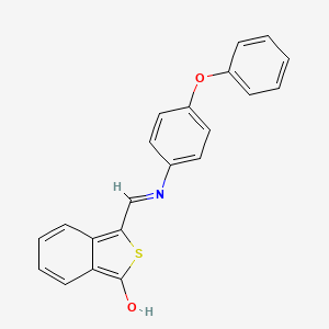 3-[(4-phenoxyanilino)methylene]-2-benzothiophen-1(3H)-one - 338954-43-1
