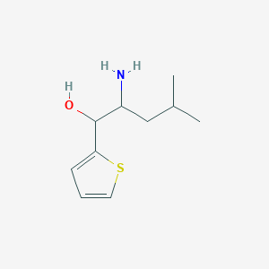 2-Amino-4-methyl-1-(thiophen-2-yl)pentan-1-ol - 1181447-86-8