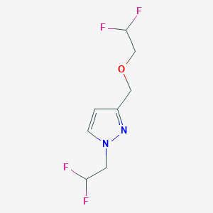 3-[(2,2-difluoroethoxy)methyl]-1-(2,2-difluoroethyl)-1H-pyrazole - 1856096-52-0