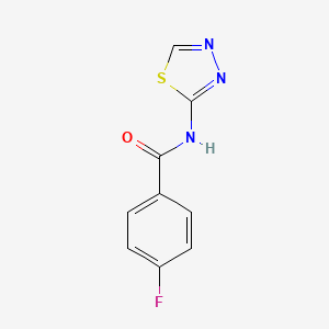 4-fluoro-N-(1,3,4-thiadiazol-2-yl)benzamide - 349612-25-5
