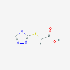 2-[(4-methyl-4H-1,2,4-triazol-3-yl)sulfanyl]propanoic acid - 919465-98-8