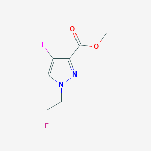 methyl 1-(2-fluoroethyl)-4-iodo-1H-pyrazole-3-carboxylate - 1429418-23-4