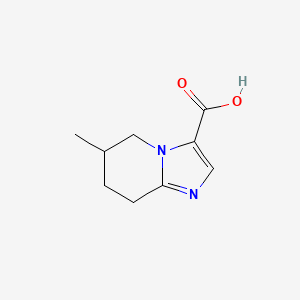 6-Methyl-5,6,7,8-tetrahydroimidazo[1,2-a]pyridine-3-carboxylic acid - 1545171-96-7