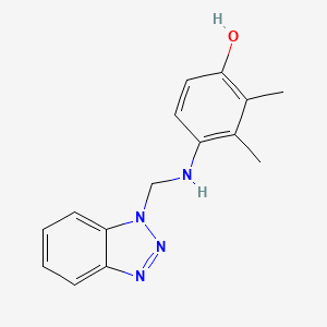 4-[(1H-1,2,3-Benzotriazol-1-ylmethyl)amino]-2,3-dimethylphenol - 300684-91-7