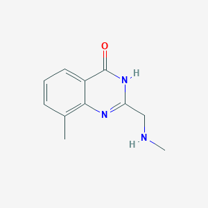 8-methyl-2-((methylamino)methyl)quinazolin-4(3H)-one - 1322605-15-1