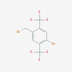 2,5-Bis(trifluoromethyl)-4-bromobenzyl bromide - 1805513-09-0