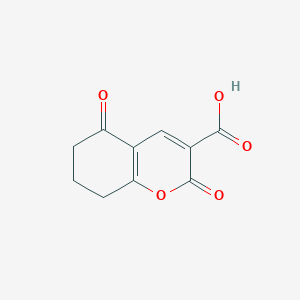 2,5-dioxo-5,6,7,8-tetrahydro-2H-chromene-3-carboxylic acid - 2243506-89-8