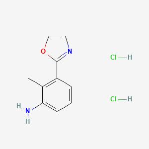 2-Methyl-3-(1,3-oxazol-2-yl)aniline dihydrochloride - 1909310-04-8