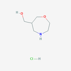 1,4-Oxazepan-6-ylmethanol;hydrochloride - 2241142-57-2