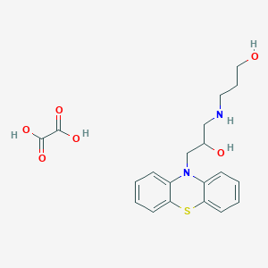 3-((2-hydroxy-3-(10H-phenothiazin-10-yl)propyl)amino)propan-1-ol oxalate - 1185722-10-4